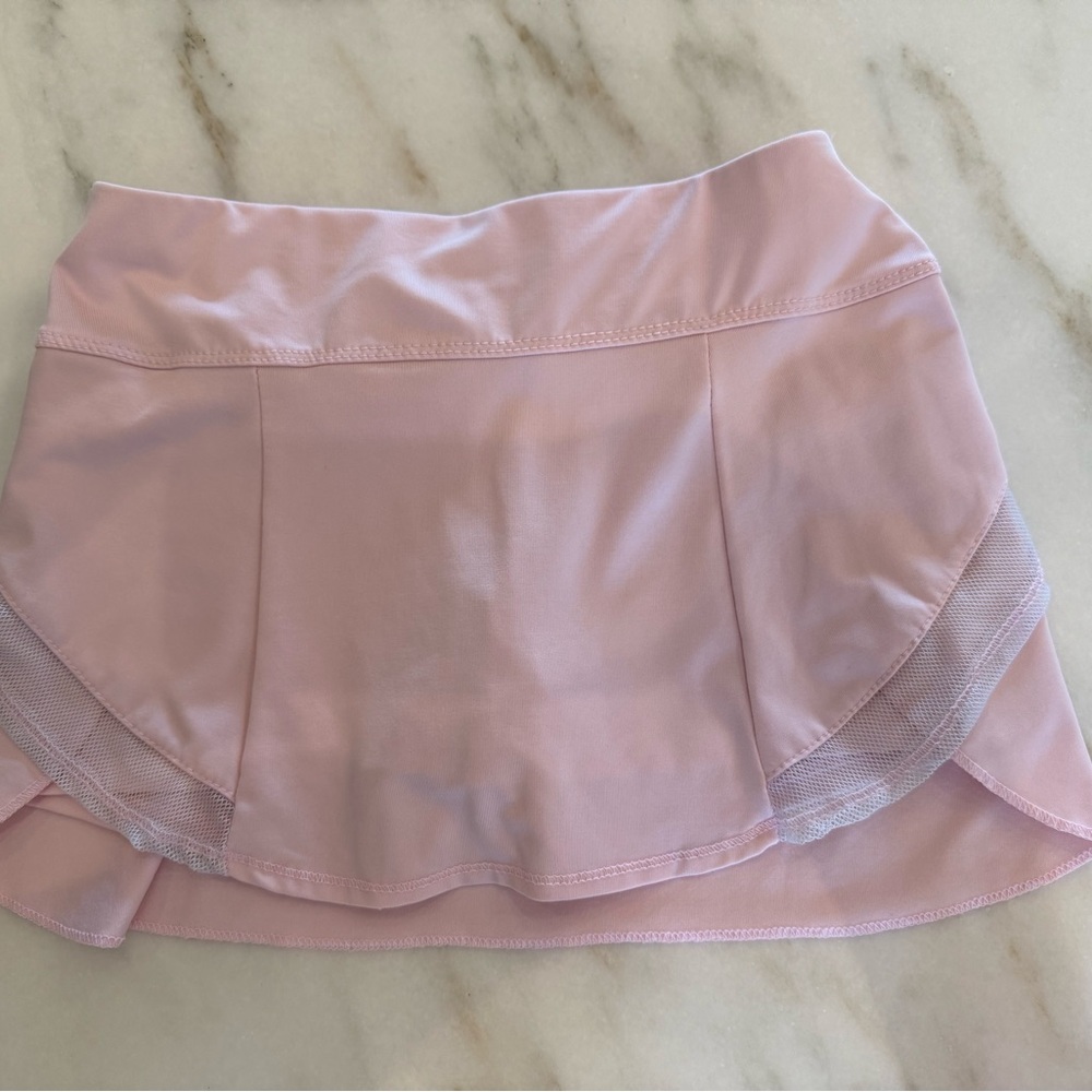 Lucky in Love Light Pink Mini Skirt